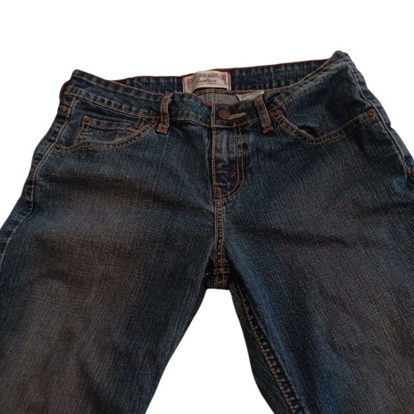 Levi Strauss Jeans Stretch Low Rise Bootcut Misses 4 Medium Wash Blue - Picture 9 of 12